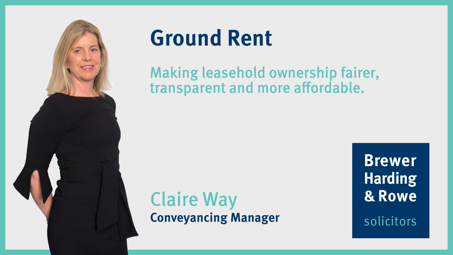 Leasehold Ground Rent by Claire Way